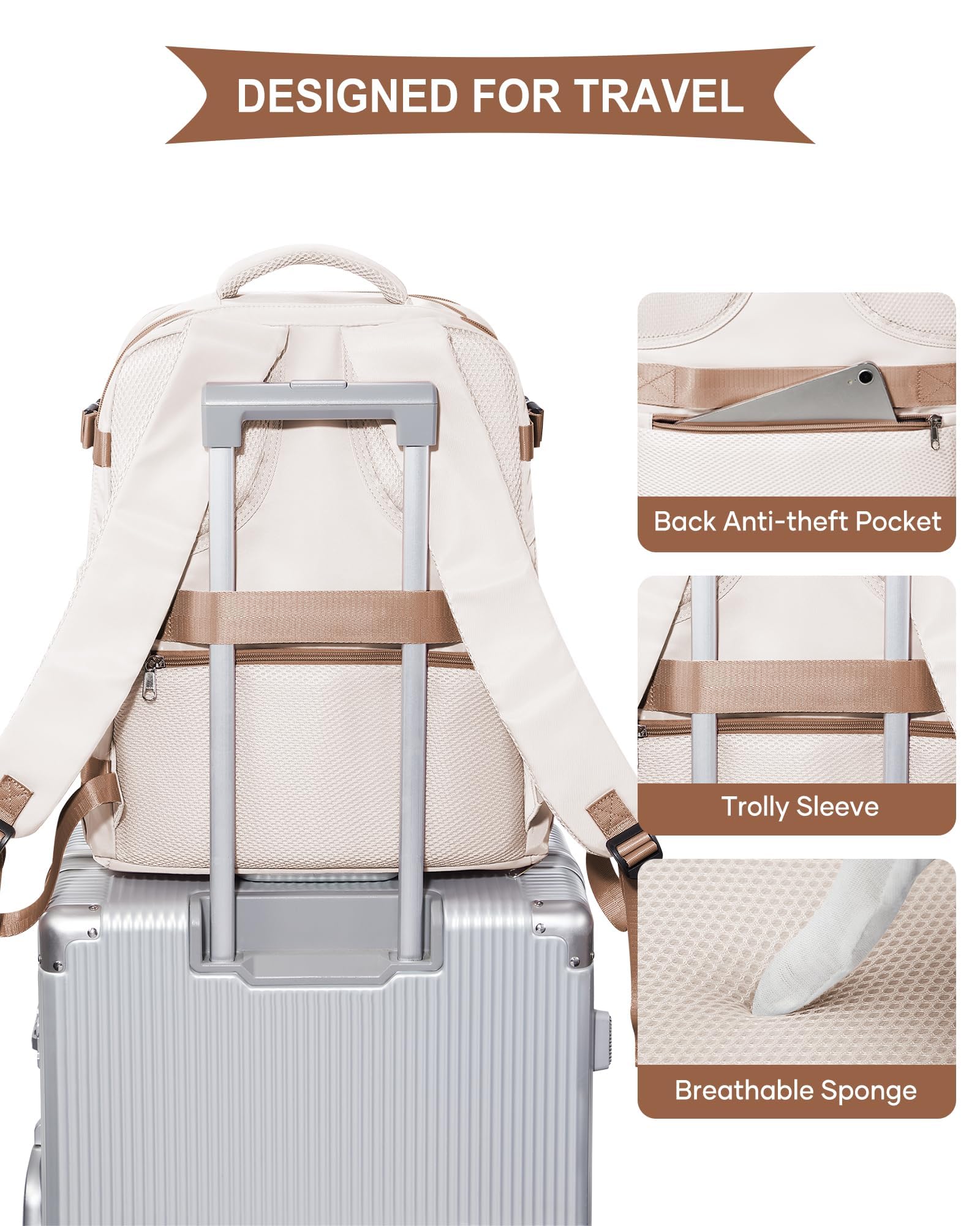 SZLX Zaino Ryanair 40x30x20 Donna Zaino da Viaggio 40x30x20 Wizzair Bagaglio a Mano Uomo per Laptop da 14 Pollici Borse da Cabina Easyjet con Porta Scarpe