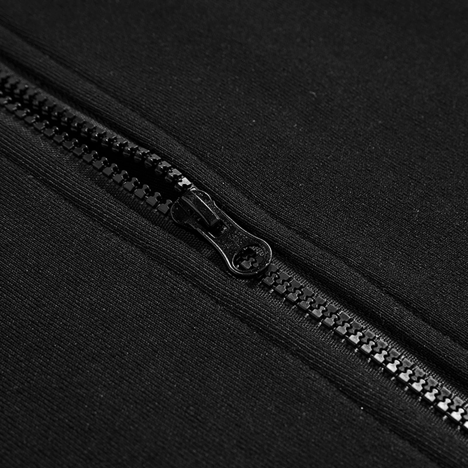 UHouse Beheizbare Sweatjacke Herren Winter Heizjacke mit 5 Heizzonen USB Beheizbarer Hoodie mit LED Elektrische Beheizte Jacke Männer Wärme Winterjacke Große Größen Kapuzenjacke M-5XL