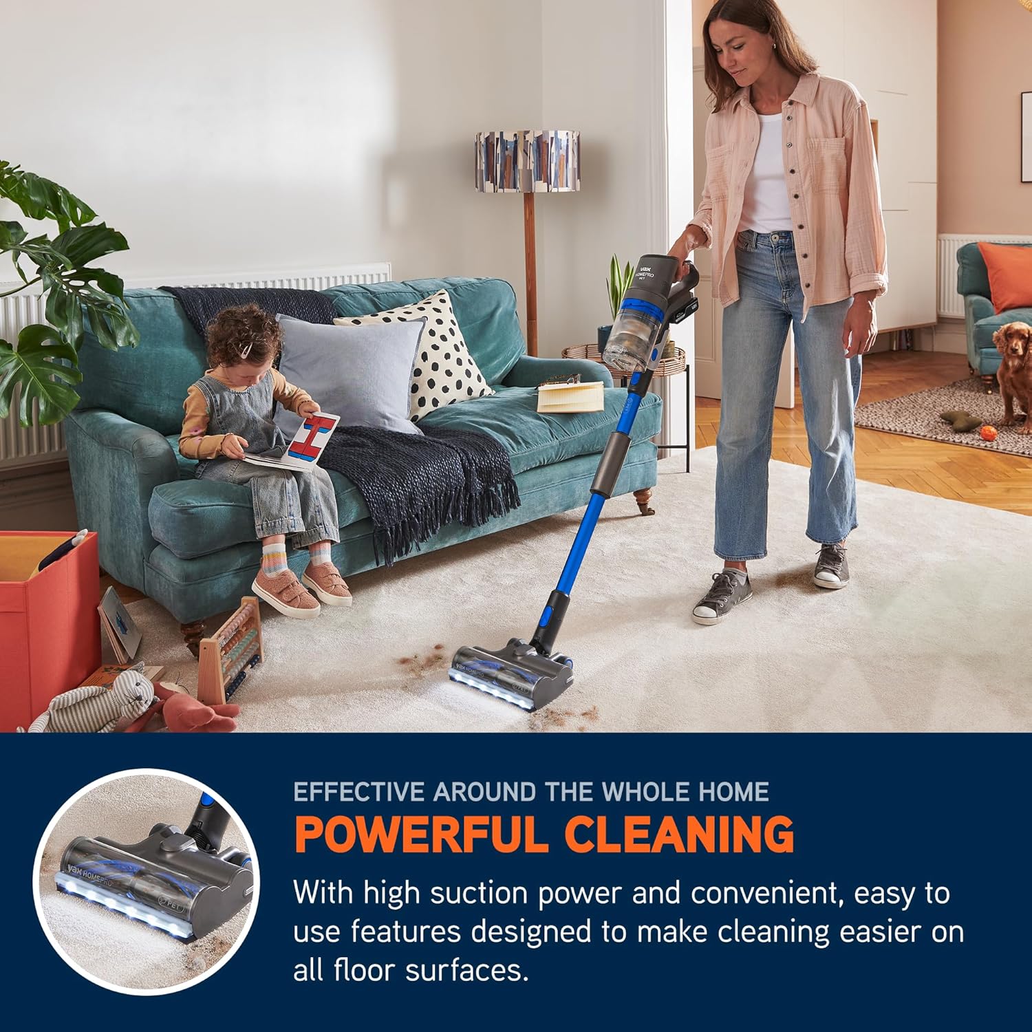 Vax HomePro Pet Cordless Stick Vacuum Cleaner, HairWrap Resi