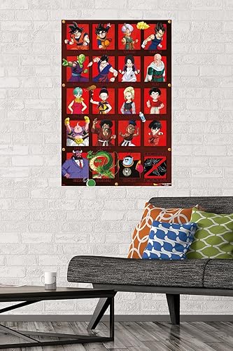Miniatura 2 de Trends International Dragon Ball Z - Póster de pared de aniversario, 22.375 x 34 pulgadas, versión sin marco