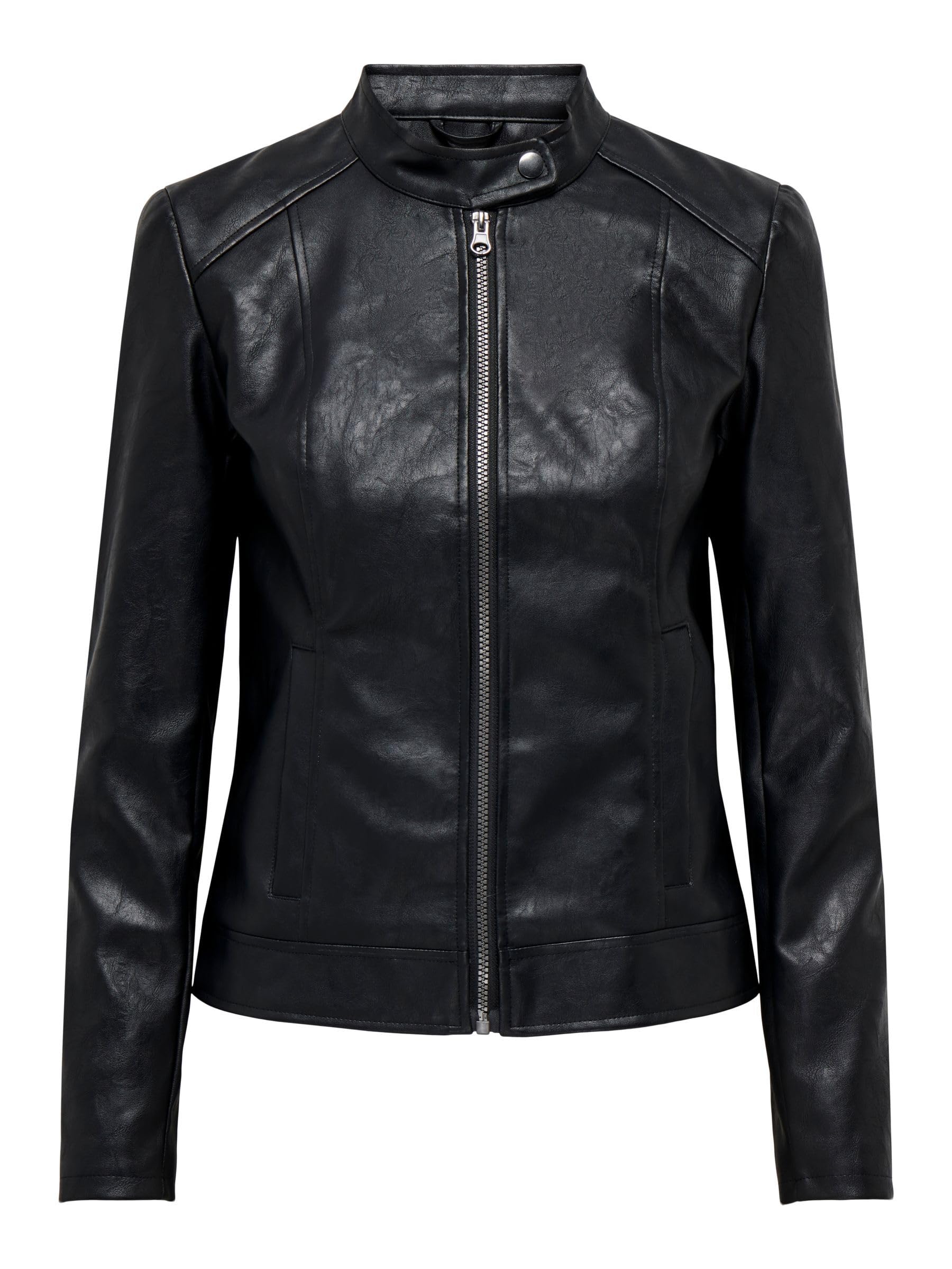 ONLY Damen Jdyemily Faux Leather Jacket Otw Noos Kunstlederjacke