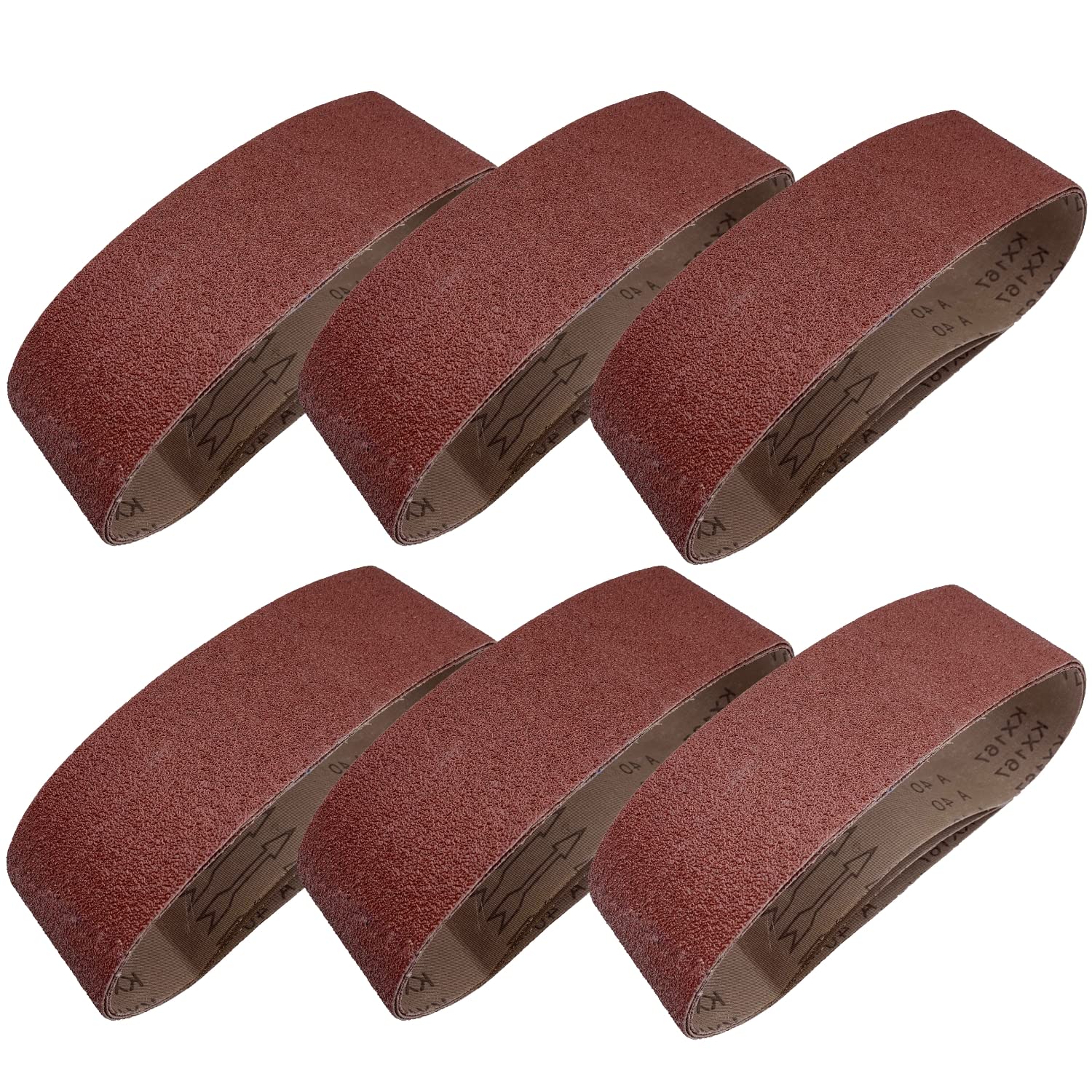 18 PCS 4x24 Sanding Belt, 40 Grit Aluminum Oxide Belt Sander Sanding Belts