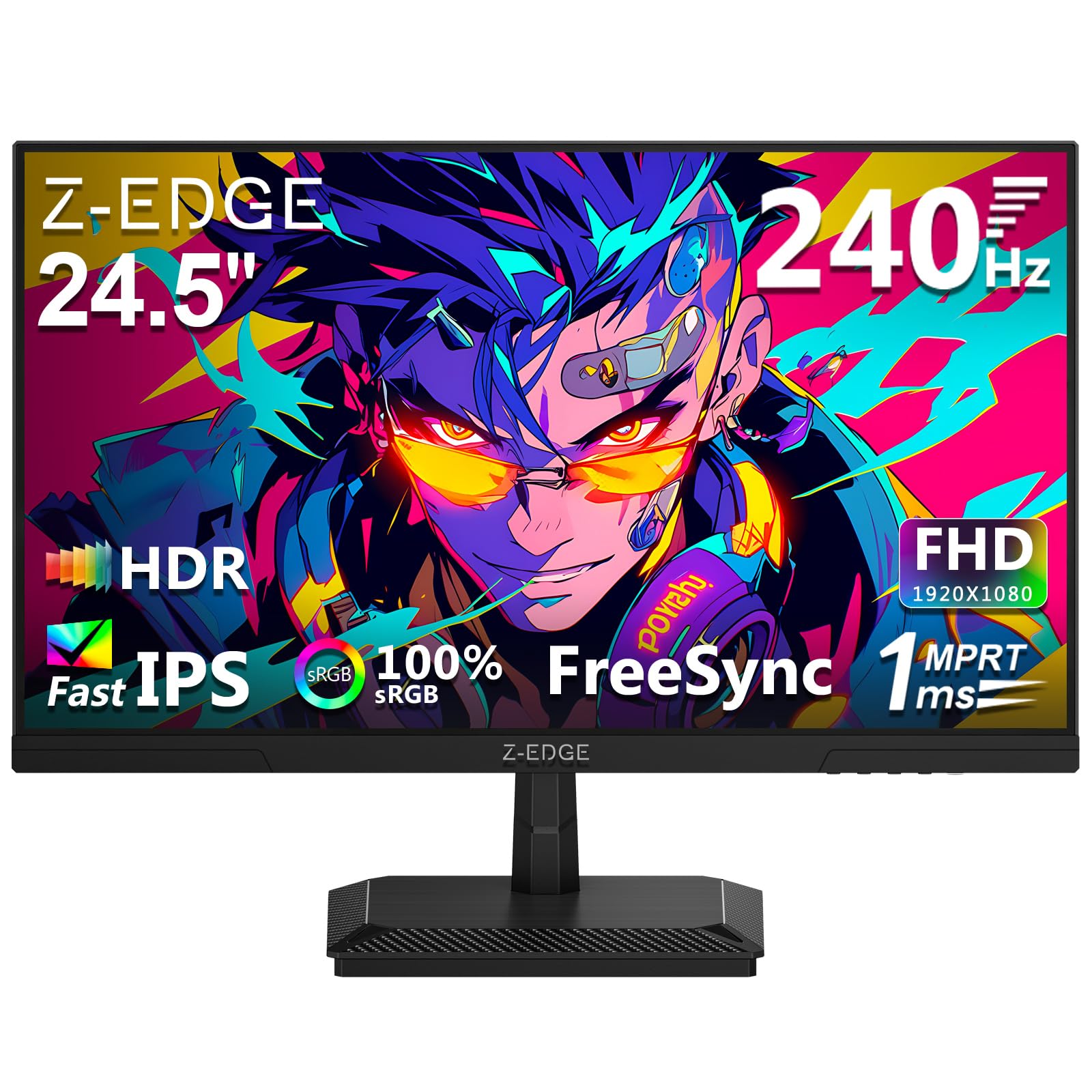 Amazon.co.jp: Z Z-Edge(ゼロエッジ) 【240Hz/1ms 応答】UG25 24.5