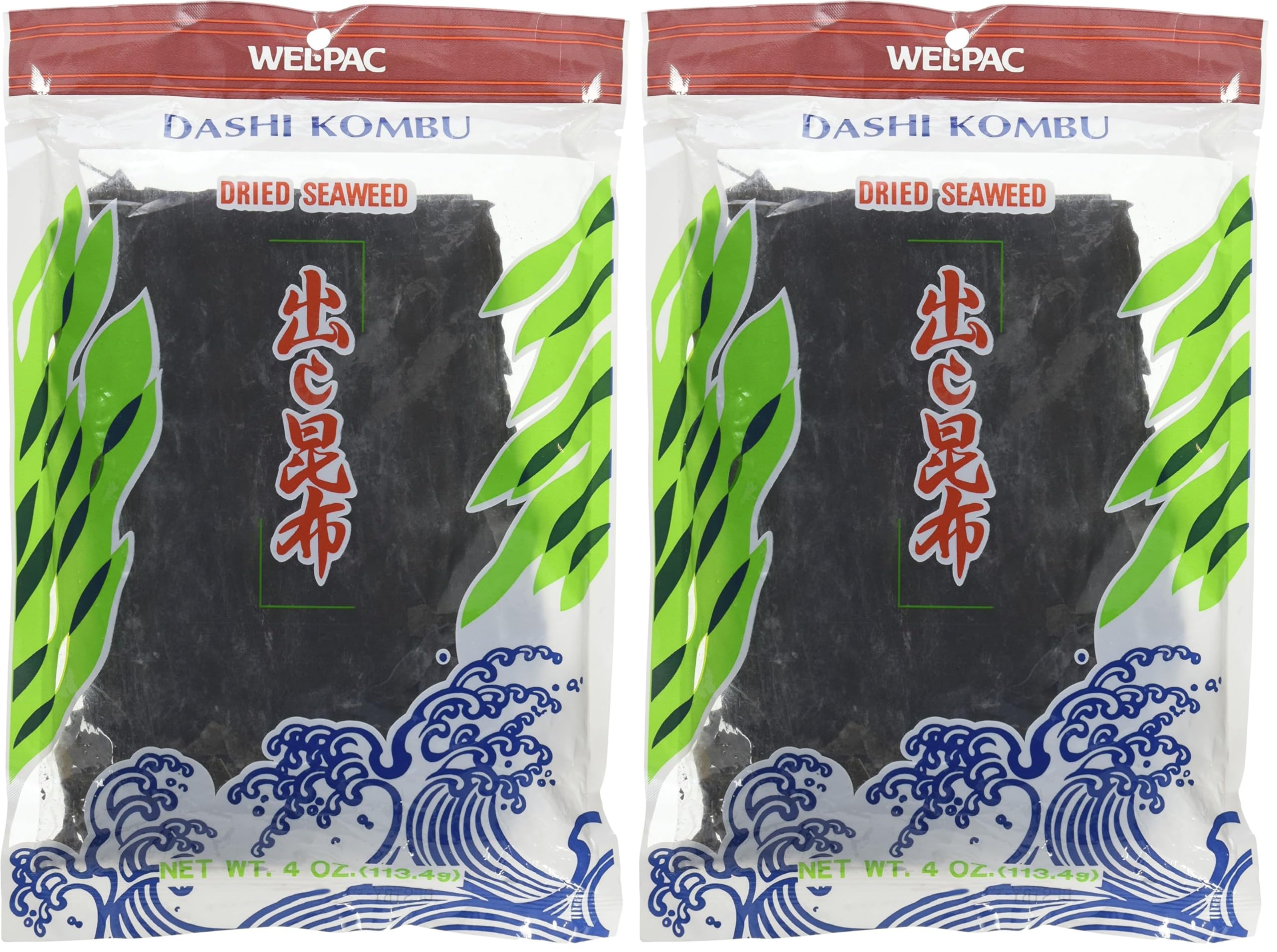 Dashi Kombu Dried Seaweed (Pack 1) (Pack of 2)