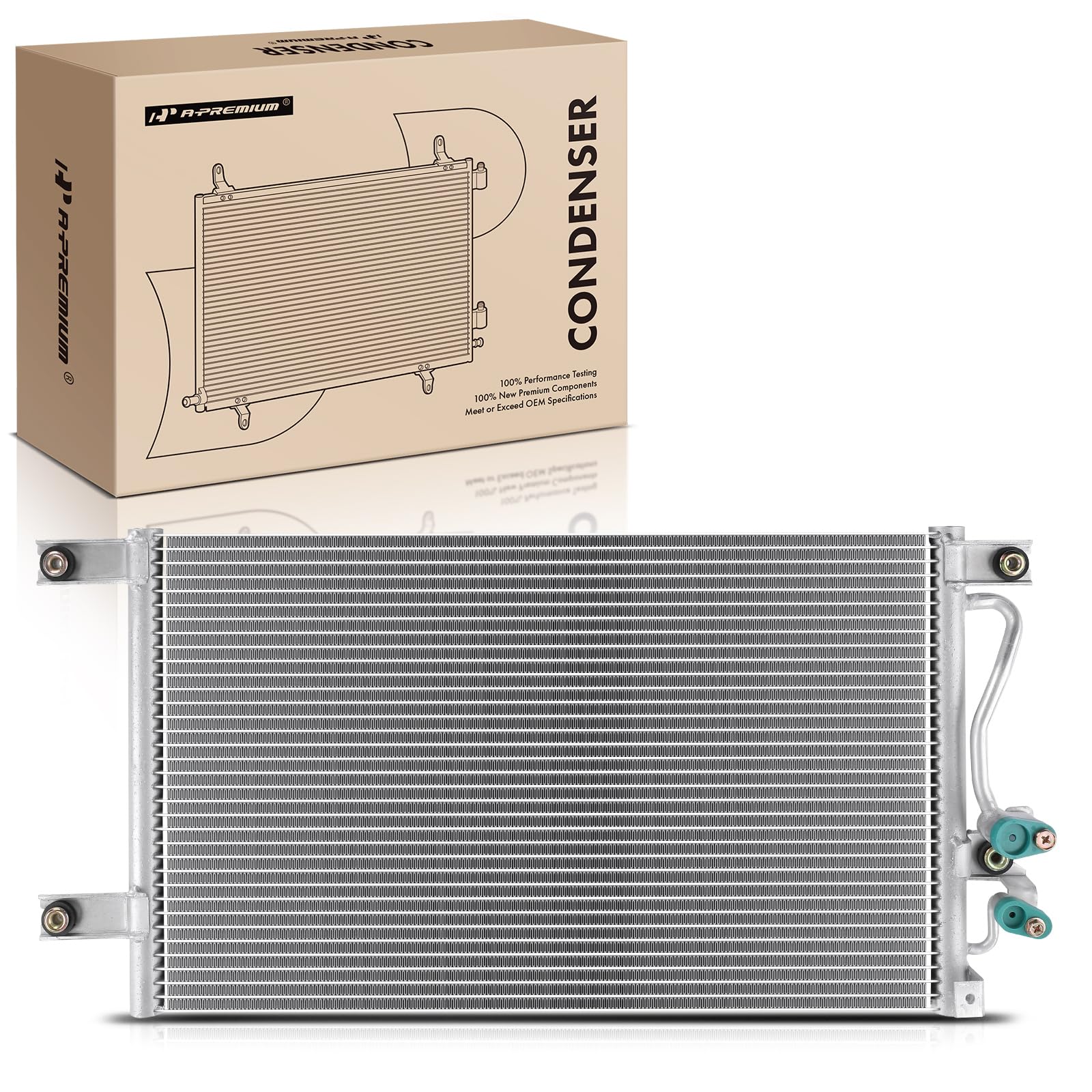 a-premium air conditioning a/c condenser compatible with mitsubishi montero sport 1997-2004 2.4l 3.0l 3.5l