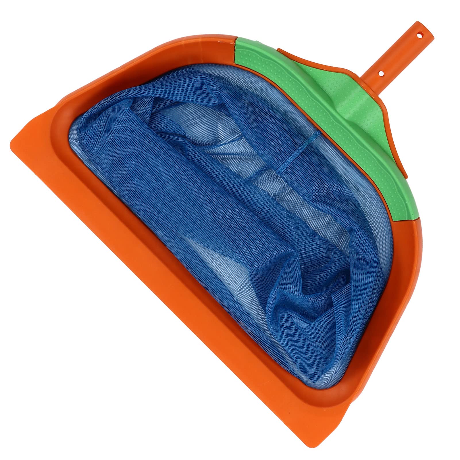 Skimmer de hojas de piscina – Red de nailon con plástico e 49 x 42,4 cm – Limpieza rápida, fácil instalación para piscinas, spas y fuentes