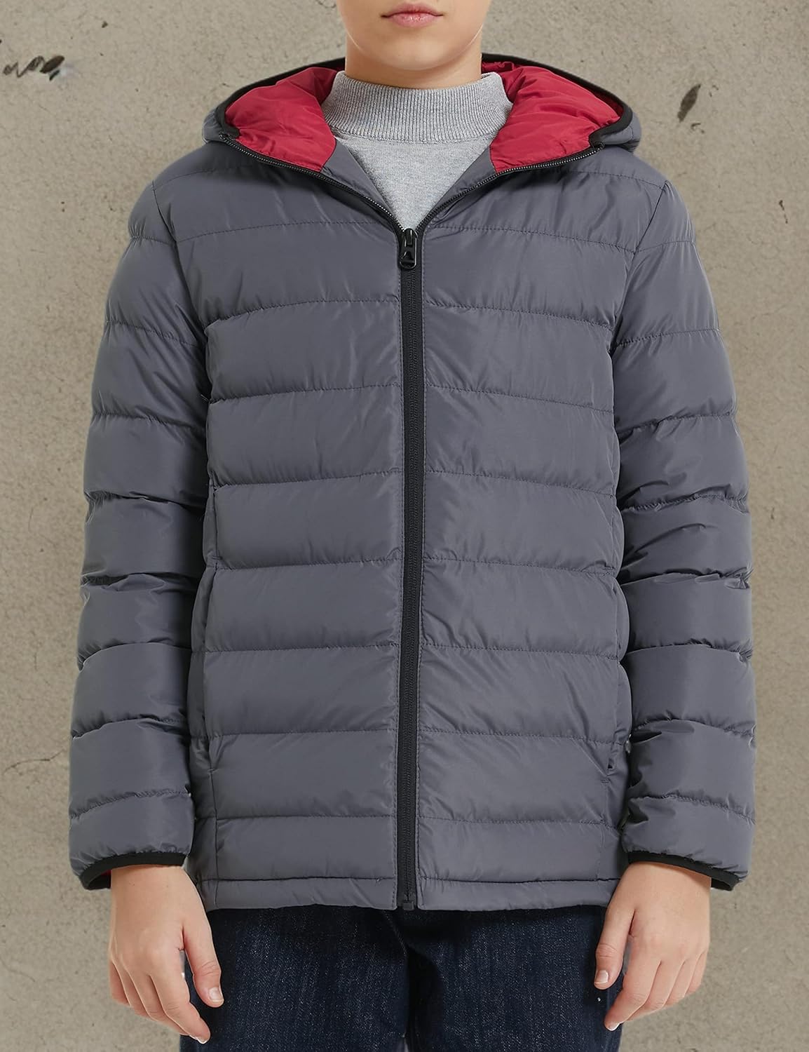 wantdo Boys' Winter Coat Lightweight Puffer Jacket Waterproof Outerwear Hooded - Image 7