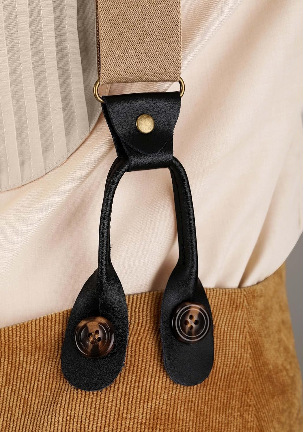 Men's Titanic Jack Dawson Costume - Classic Movie Character Cosplay Outfit with Overalls, Suspenders & Vest - Image 6