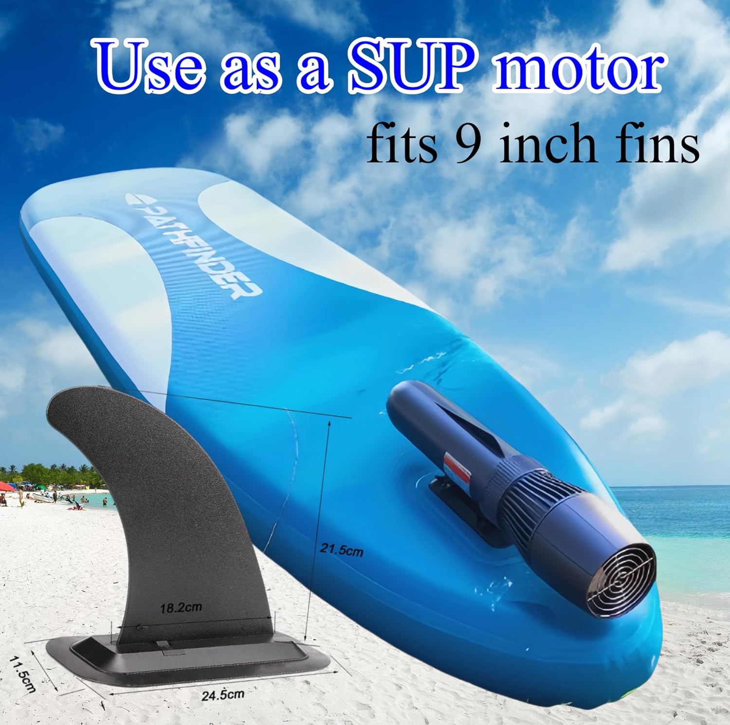 Underwater Scooter for Swimming, Snorkeling, SUP Paddle Board & Jet Ski – 3–7km/h, 15–40min Runtime, Beginner Friendly Sea Scooter