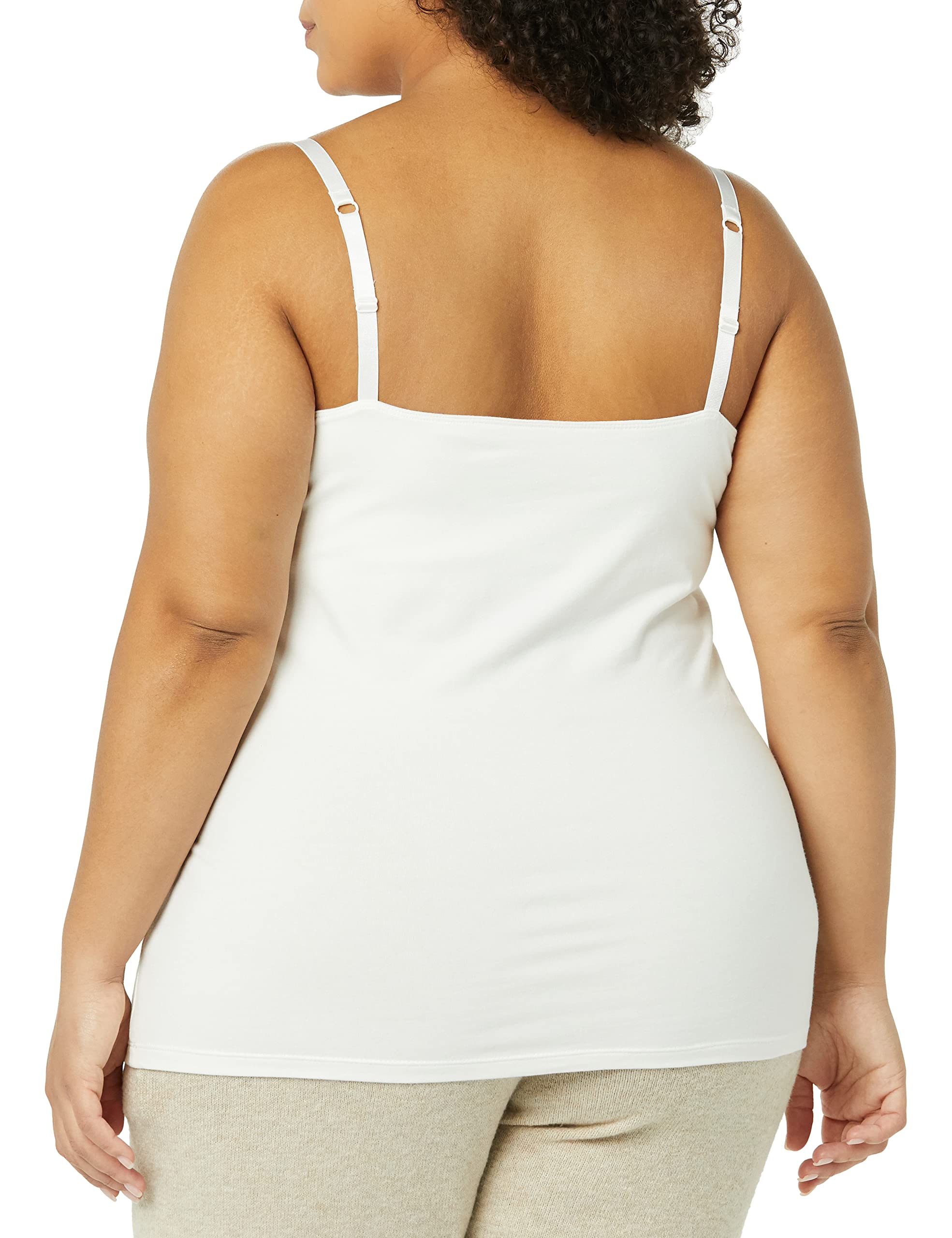 Amazon Essentials Women's Maternity Nursing Friendly Camisole with Adjustable Straps and Built-in Shelf Bra, Pack of 2 — view 4