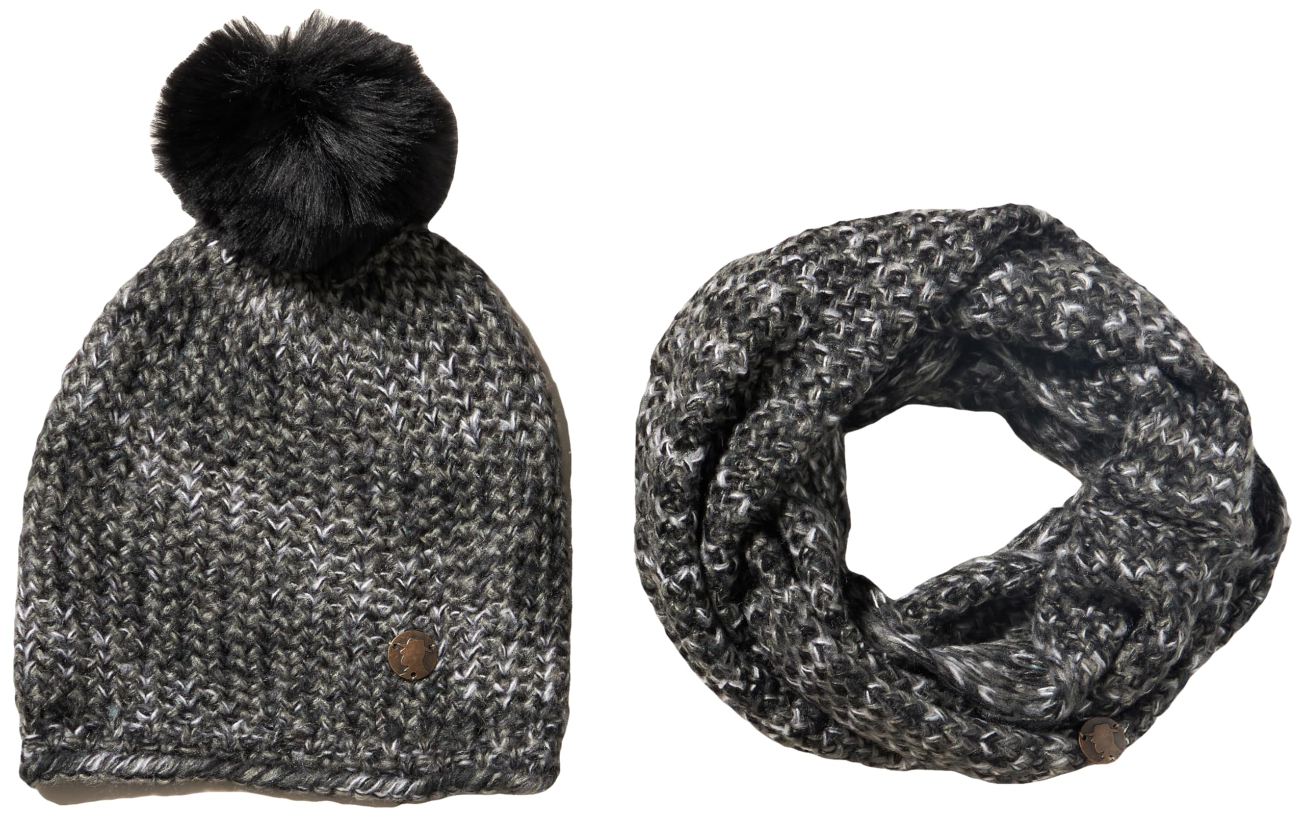 Coronel TapioccaSet CTA Hat/Collar Beret, Black/White, One Size