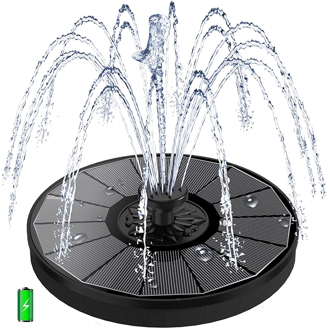 Yzert 太阳能喷泉鸟浴喷泉池塘花园景观装饰