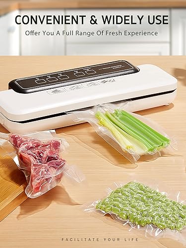 Miniatura 7 de Syntus 100 bolsas selladoras al vacío de 6 x 10 pulgadas para sellar una comida, bolsas de sellado precortadas resistentes de grado comercial, sin