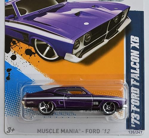 Miniatura 2 de 2012Hot Wheels muscular ManiaFord '73Ford Falcon XB Color Morado # 120247