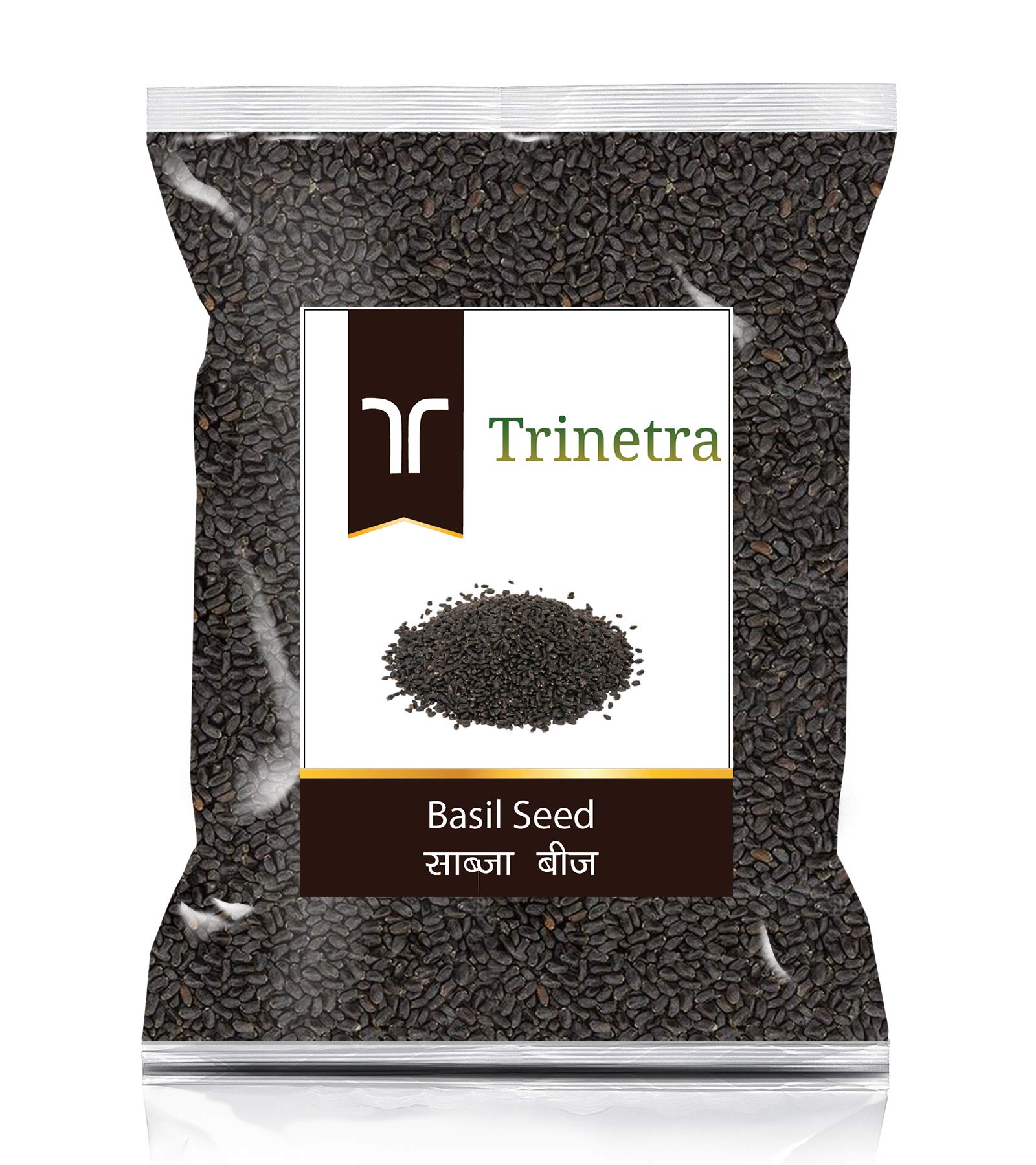 Trinetra Sabja Seeds (Basil)-1Kg (Pack of 1)