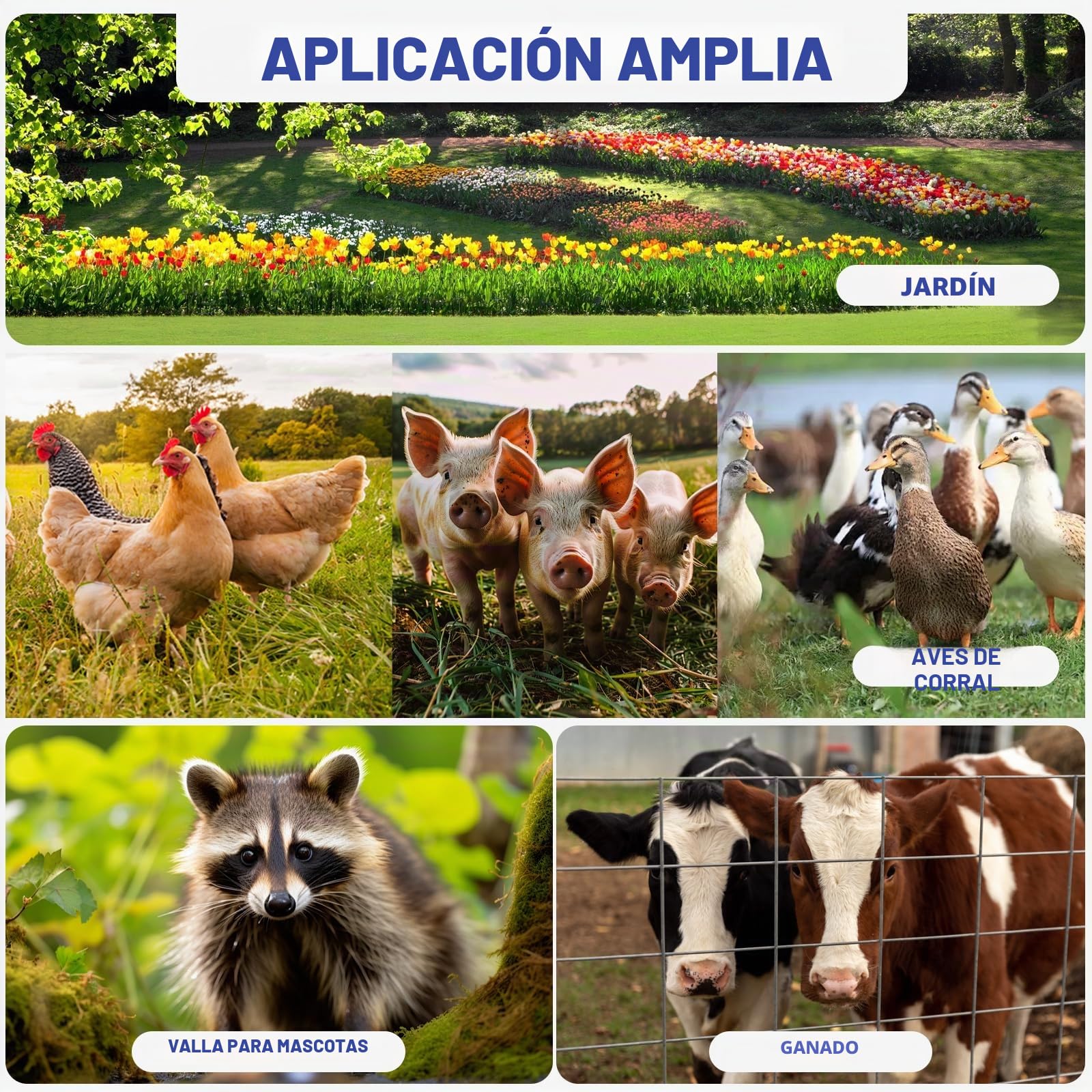 15KM Pastor Electrico con pantalla LED,2J Cerca eléctrica Controlador para caballos,220V Cerca eléctrica Pastor para Cría de animales pastores, para Granja Pastar Jardín (Negro)