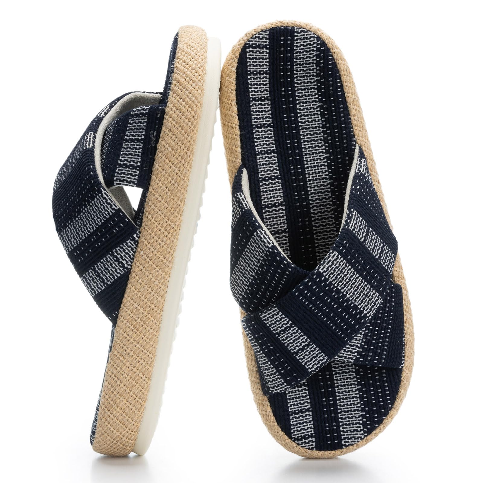 Chantomoo Womens Slippers Memory Foam Slippers for Women Open Toe Comfy House Slipper