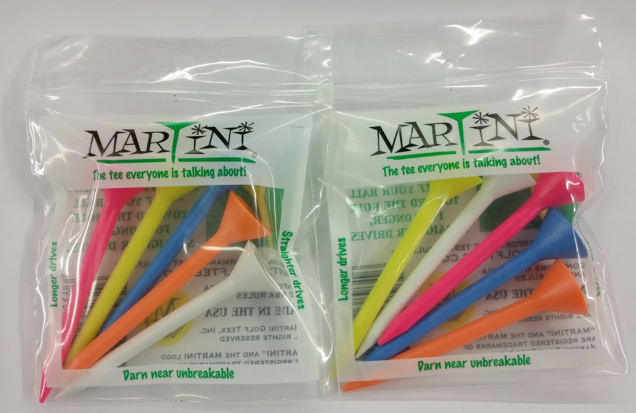 Martini Golf Tees 5er-Pack (sortiert)