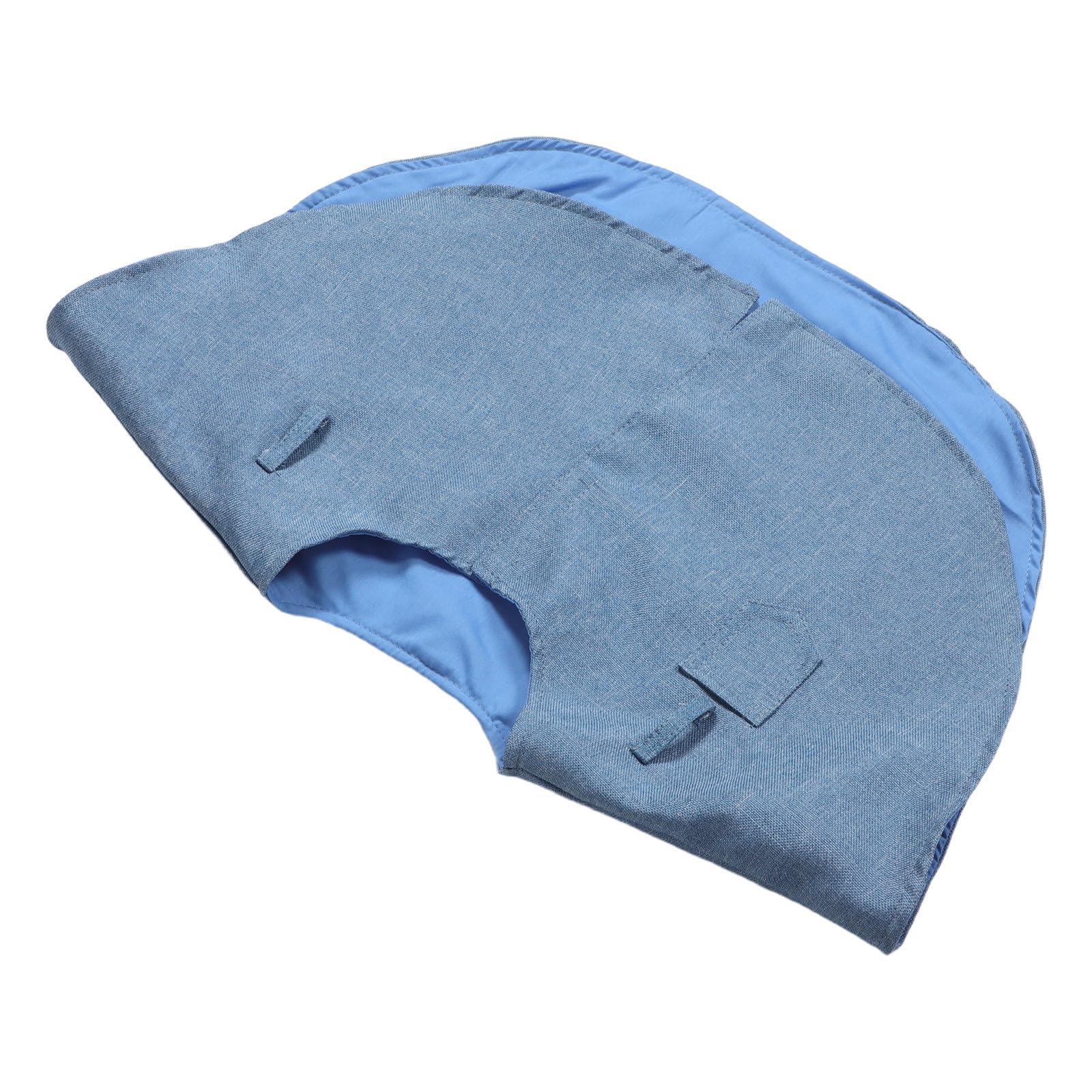 Chal protector de lino azul Healeved antiarañazos para entrenamiento de loros