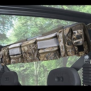 MYDAYS UTV Roll Cage Organizer: Universal Cargo Rear Storage and Tool Bag Solution