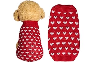 Valentine's Day Knitted Sweater: The Perfect Gift for Your Furry Valentine
