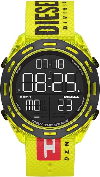 Diesel DZ1895 - Crusher Digital da uomo One Size N9000 Iii : Amazon.it:  Orologi