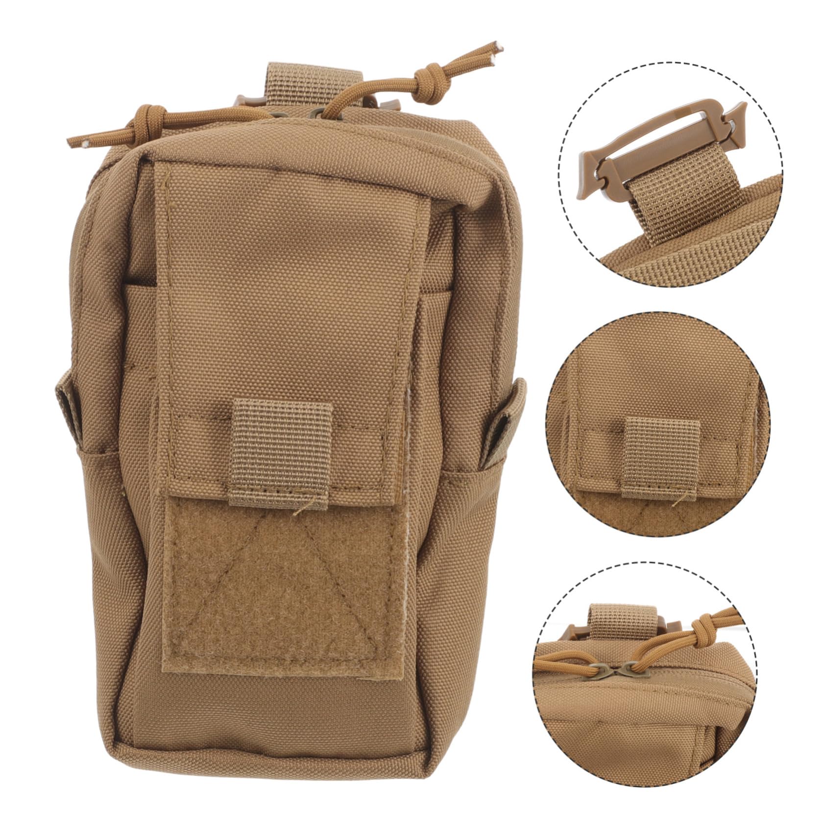 UPKOCH De Téléphone Mobile Banane pour Téléphone Petit Pendaison Ceinture Suspendu Voyage De Taille Salle De Sport Khaki Tissu Oxford