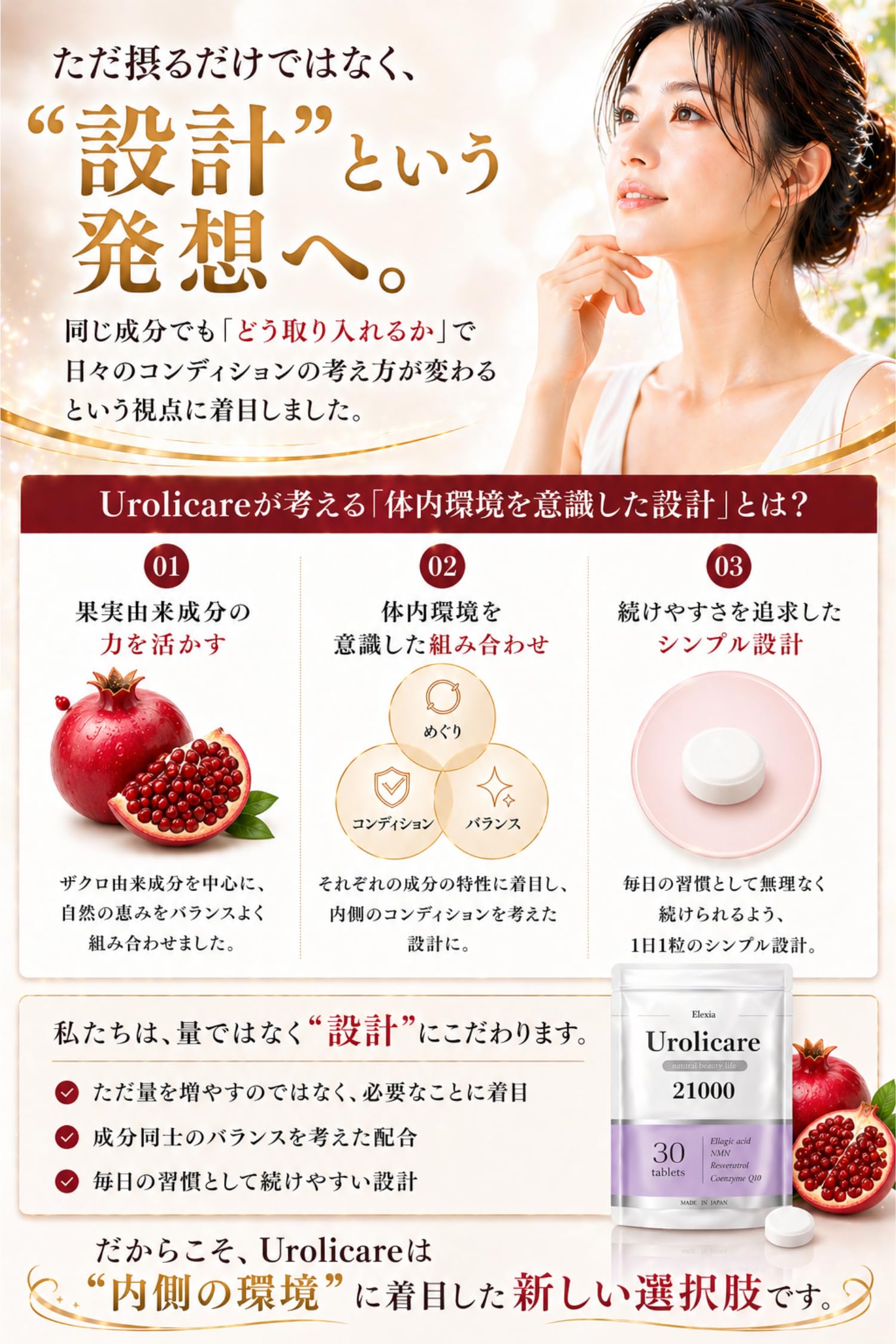Amazon | 【美容専門医監修】 ウロリケア 【ウロリチン に着目した 