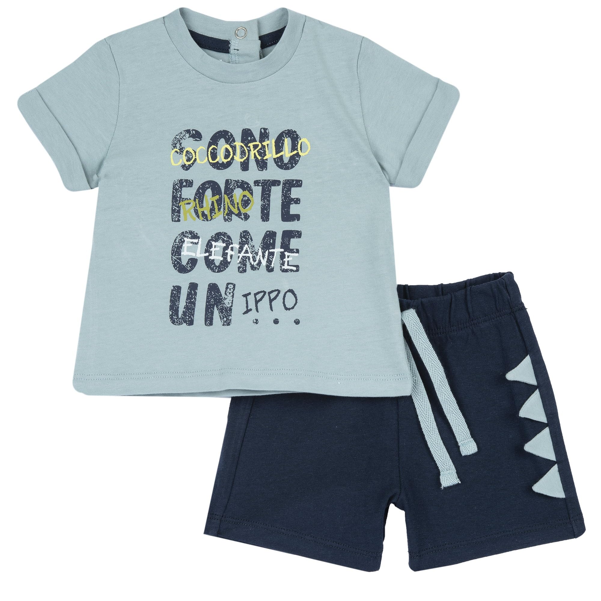 Chicco, Babykleidung mit Krokodilmotiv, mehrfarbig