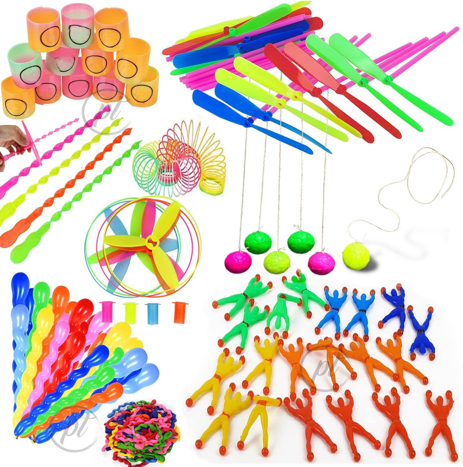 DCW Kids Party Bag Fillers for Kids Unisex - 66 Pcs Assortment of Kid Party Favours Small Toy for Classroom Rewards Game Lucky Dip Prizes, Goody Bag Fillers, Pinata Stocking Fillers