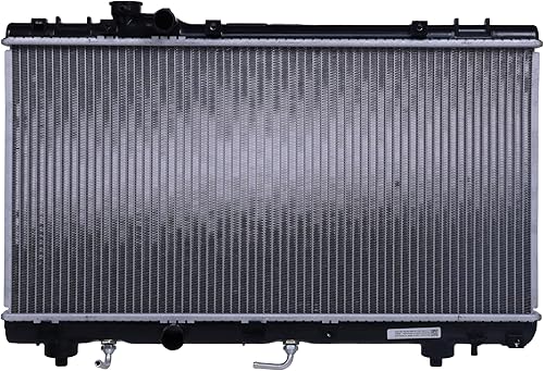 Radiador con núcleo de 1 pulgada de grosor Compatible con Toyota Paseo 1996-1999 Tercel 1995-1999 1.5L L4 Sustituye a TO3010182 1640011611