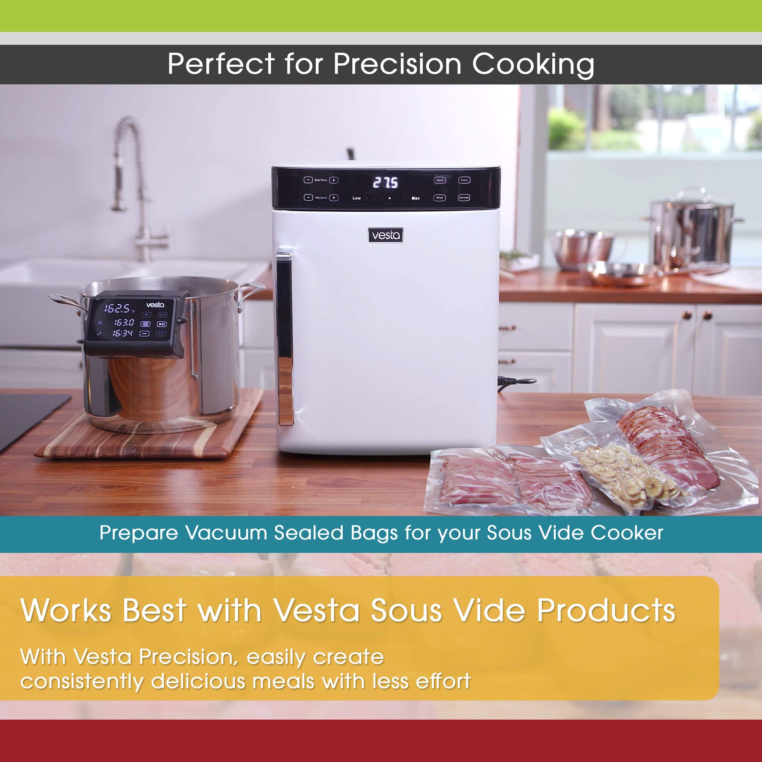 Buy Vertical Chamber Vacuum Sealer by Vesta Precision Vertical Vac Elite Extends Food