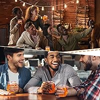 Vista 7 de Nuogo Juego de 40 copas de vino de plástico en forma de diamante, desechables de 12 onzas, vasos de whisky de plástico transparente para cumpleaños