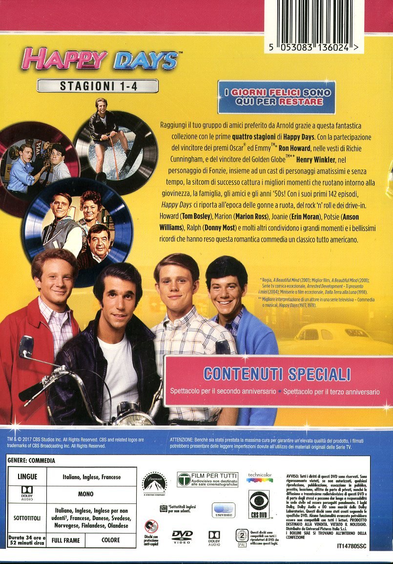 Happy Days Boxset Stg.1-4 (Box 14 Dvd)