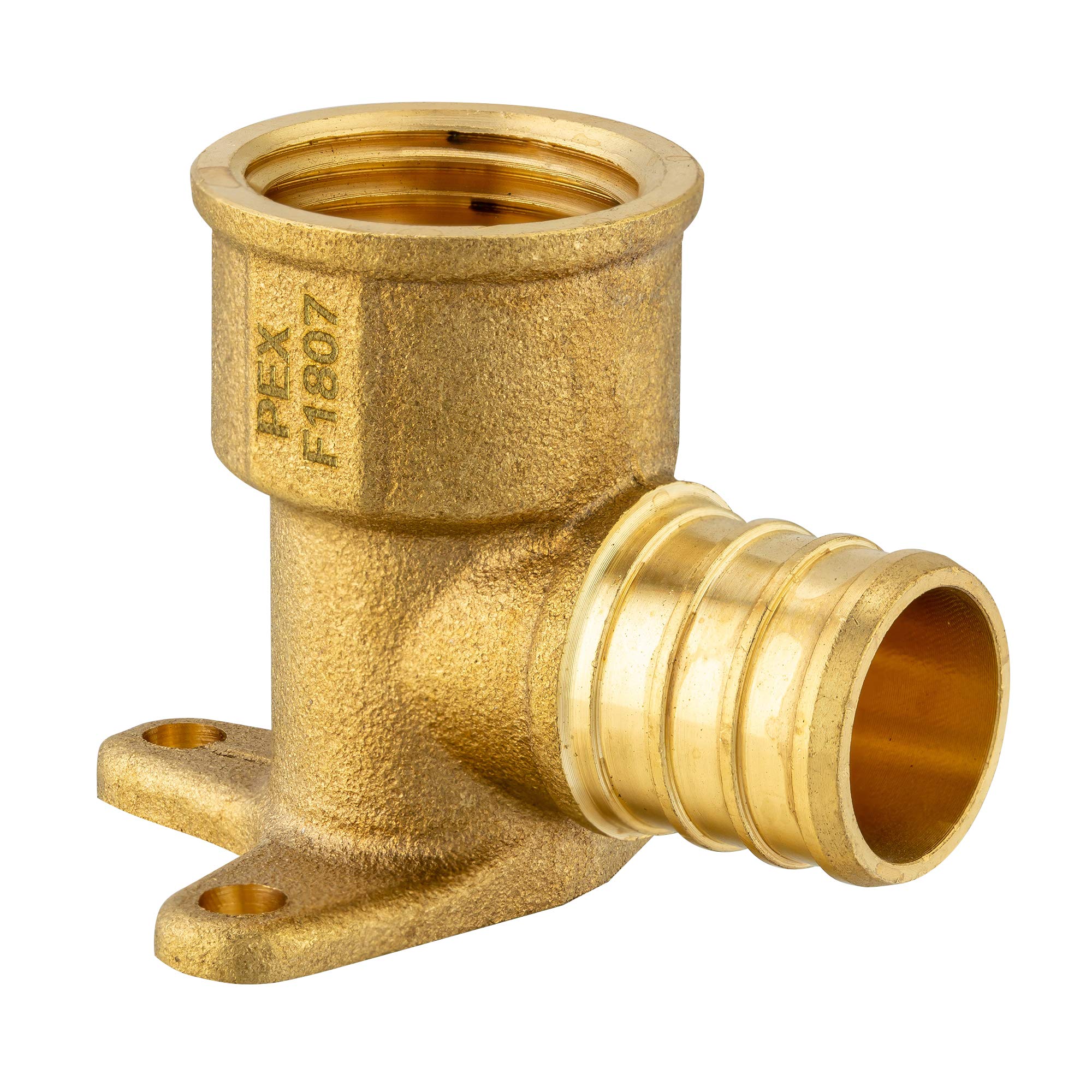 (Pack of 2) EFIELD Pex 3/4 Inch x 1/2 Inch Female NPT Drop-ear Elbow Crimp Fittings