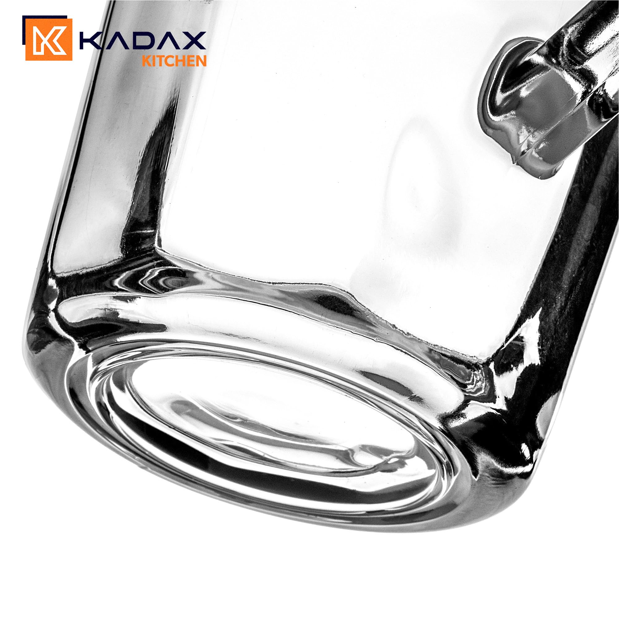 Caraffe Plastica Grandi Brocca D'acqua Brocca In Vetro Con Manico E Coperchio, Brocca D'acqua Fatta A Mano For Acqua Calda/fredda, Tè Al Limone Ghiaccio E Bevande Del Succo Brocca In Vetro (Size - 7