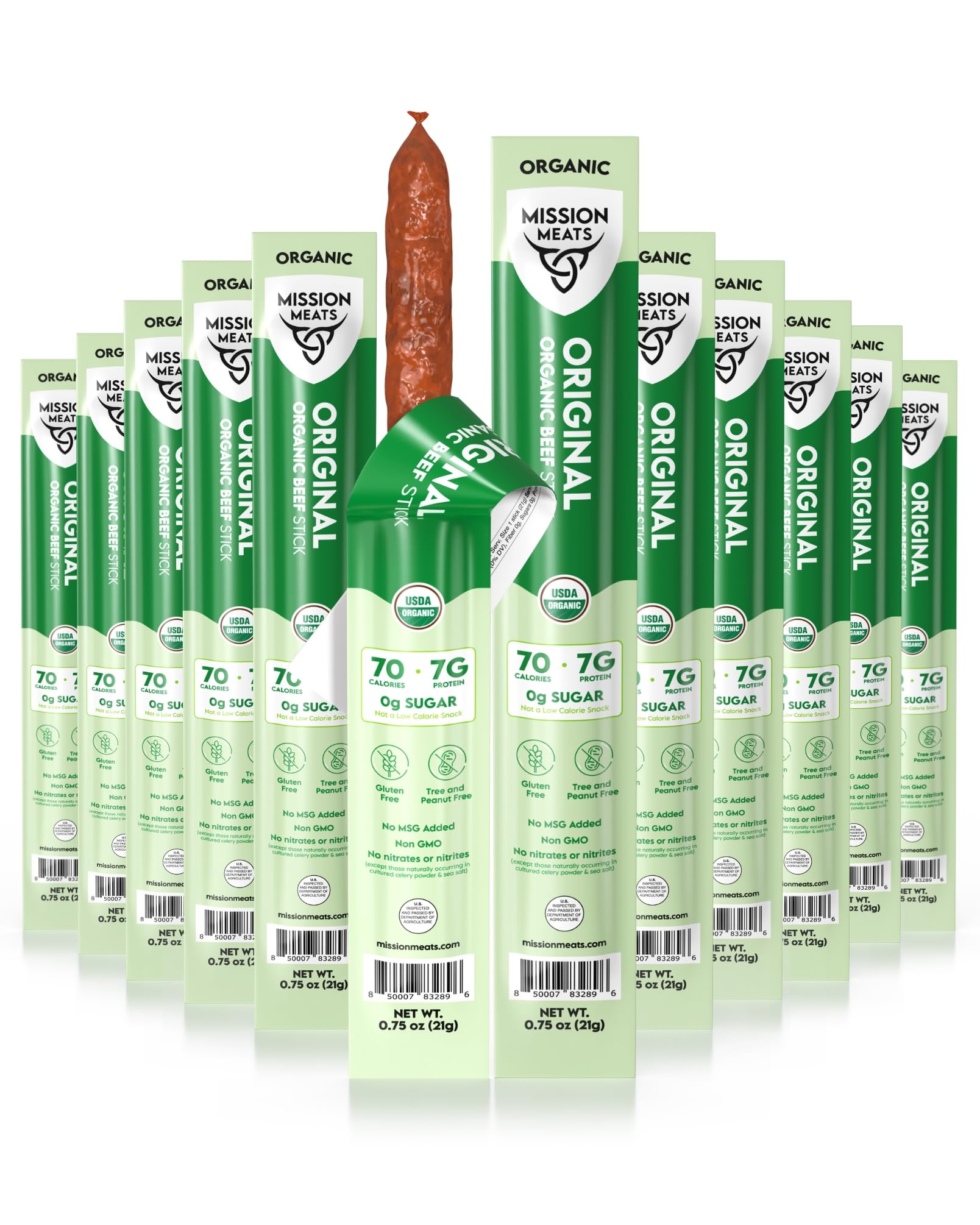Mission Meats Organic Beef Sticks