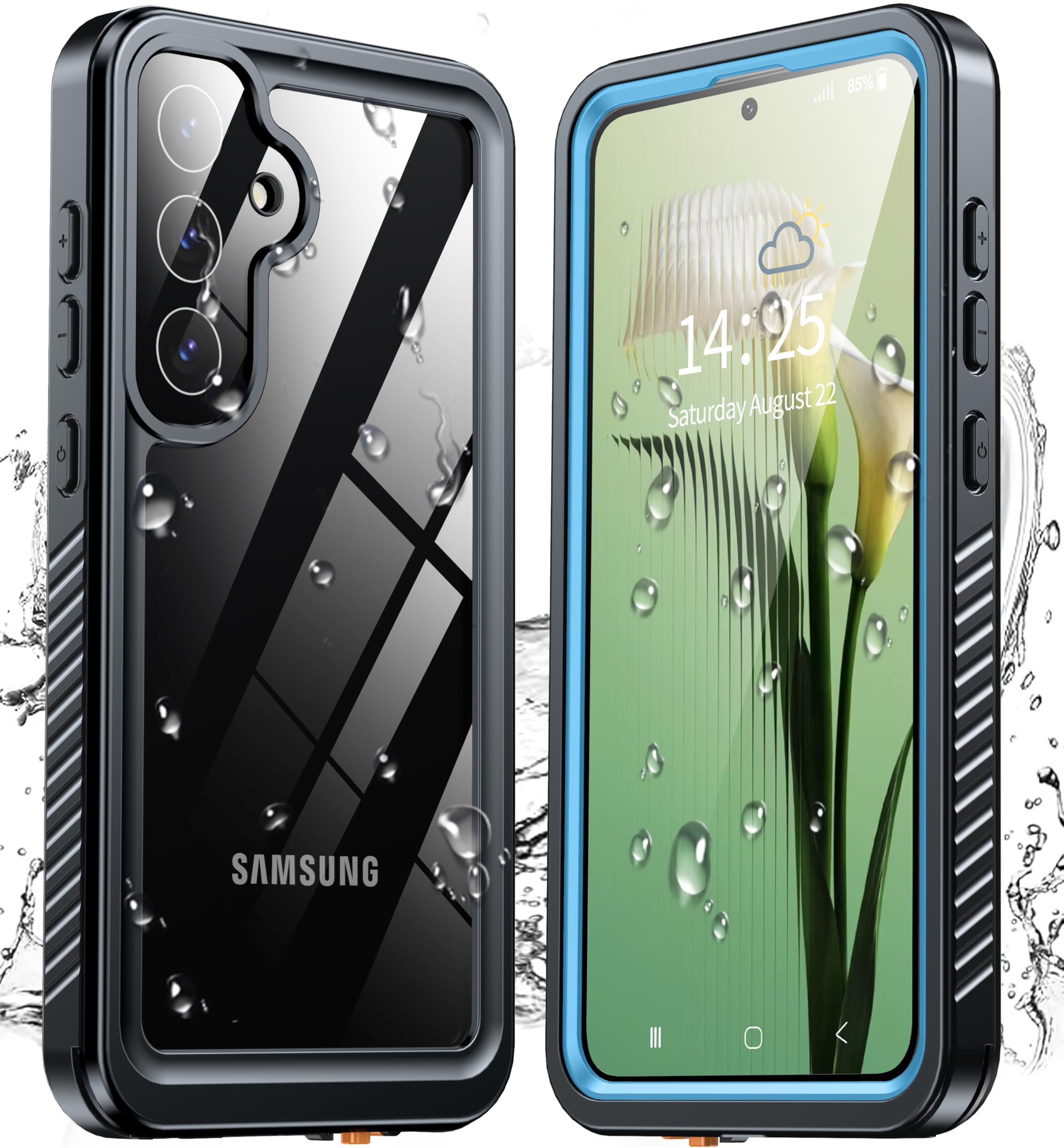 ANTSHARE for Samsung Galaxy S25 Plus Case Waterproof, [IP68 Underwater] Built-in Screen/Camera Protector, Military Dropproof Full Body Shockproof