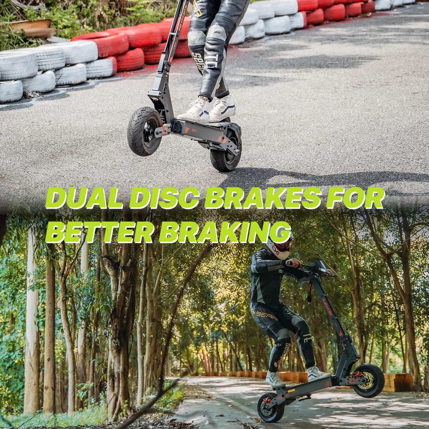 Electric Scooter for Adults Kukirin G4/G2/G2max, 60V2000W Motor Fast Scooter 43MPH&47 Miles Range, 11 Inch Off-Road Tire Long Range Electric Scooter for Adults