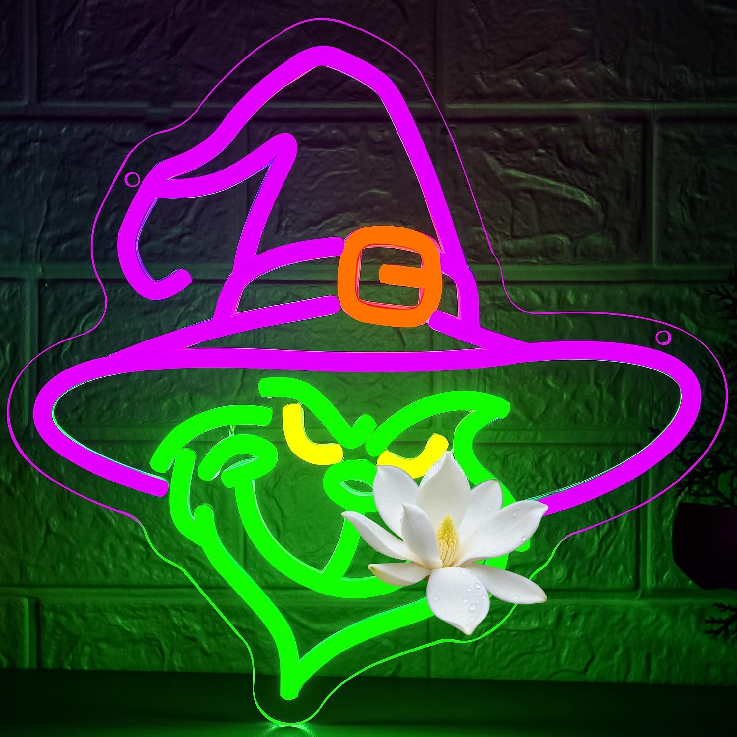 Christmas Wreath Neon Sign for Wall Decor Dimmable Christmas Neon Light for Men LED Light Up Sign Suitable for Living Room Clothing Store Man Cave Birthday Gift Size 12.9 * 11.8In(A006)