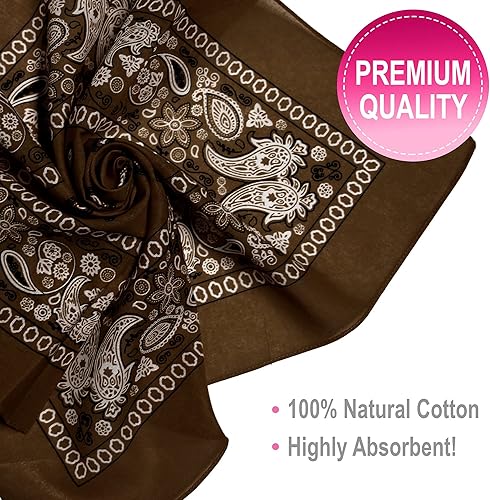 Miniatura 3 de BASICO Paquete de 6 bandanas para hombres y mujeres I Bandana Diademas Pañuelos