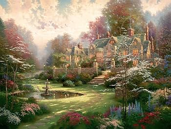 Amazon.com: Thomas Kinkade Gardens Beyond Spring Gate 16 x