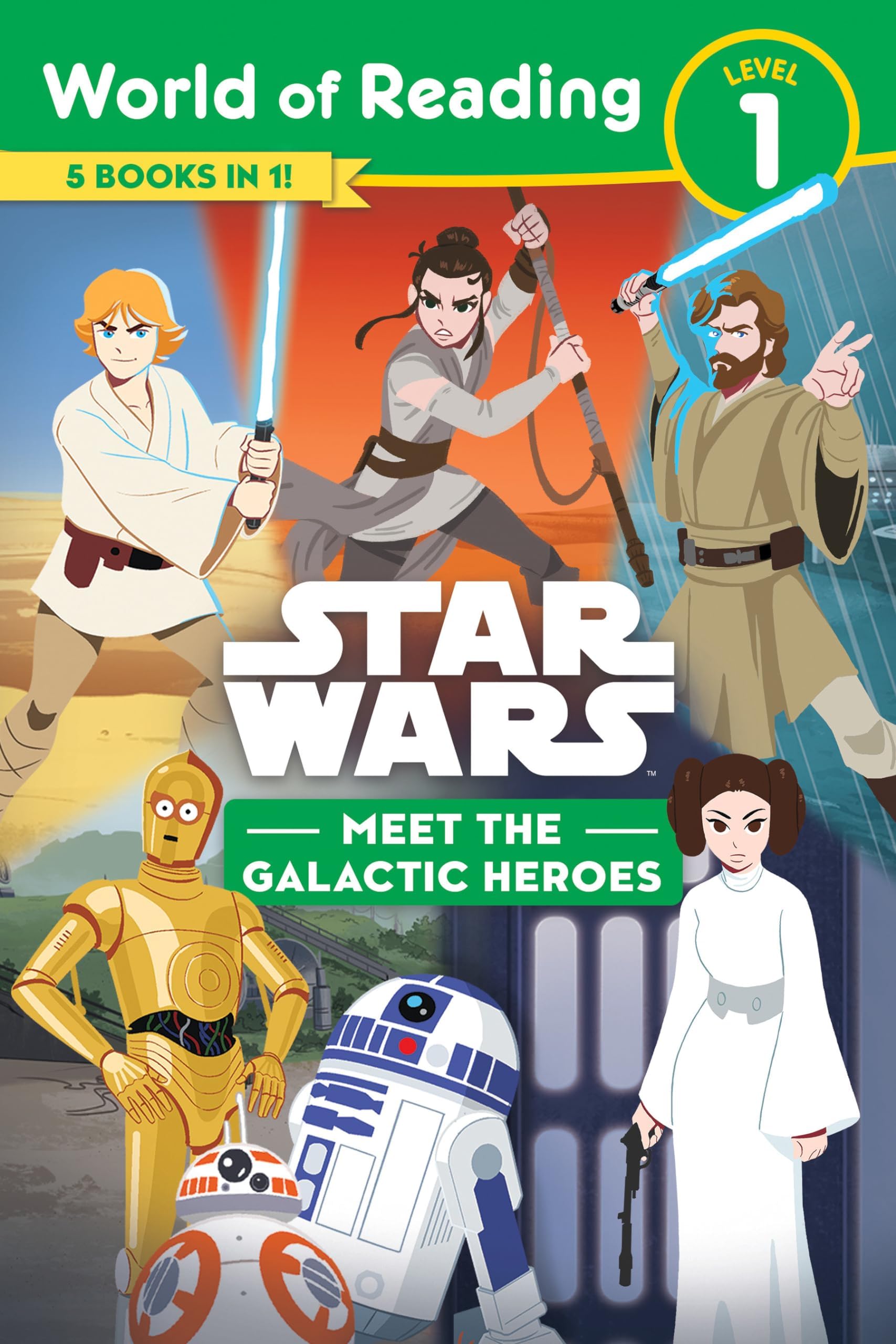 Star Wars: World of Reading: Meet the Galactic Heroes (Level 1 Reader Bindup) Paperback – 17 Oct. 2023