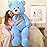 MaoGoLan Giant Plush Teddy Bear, Life Size Large Stuffed Animal, 5 Feet, Soft and Fluffy Big Teddy Bear Gift for Baby Shower, Christmas, Valentine\'s Day, Blue