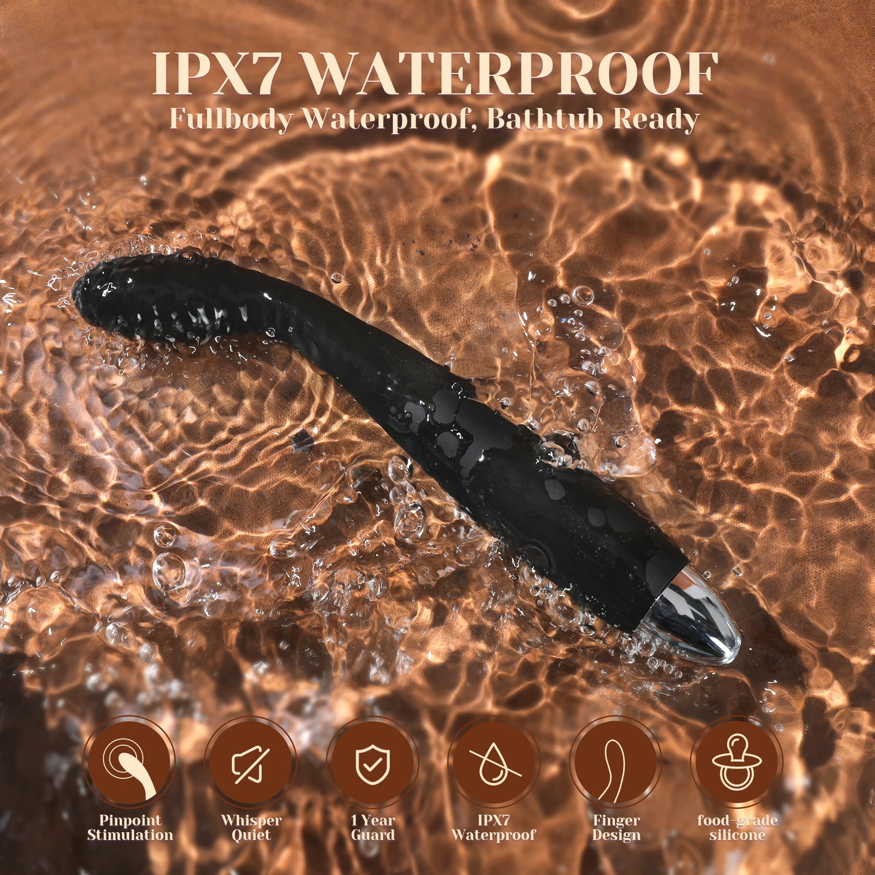 SVAKOM COCO Vibrator Dildo Sex Toys Finger Shaped - 8 Seconds to Climax Waterproof Vibes for Women - 5*5 Vibrations G Spot Clit Nipple Anal Personal Massagers Adult Toys