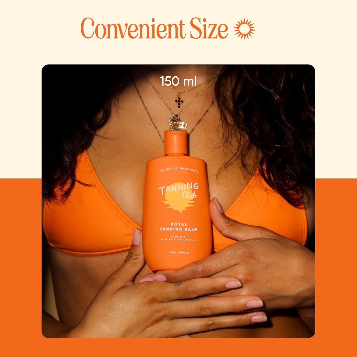 Tanning Club - Royal Tanning Balm - Hydrating Gel with Jojoba and Coconut Oil - Botanical Outdoor Sunscreen - 150 ml