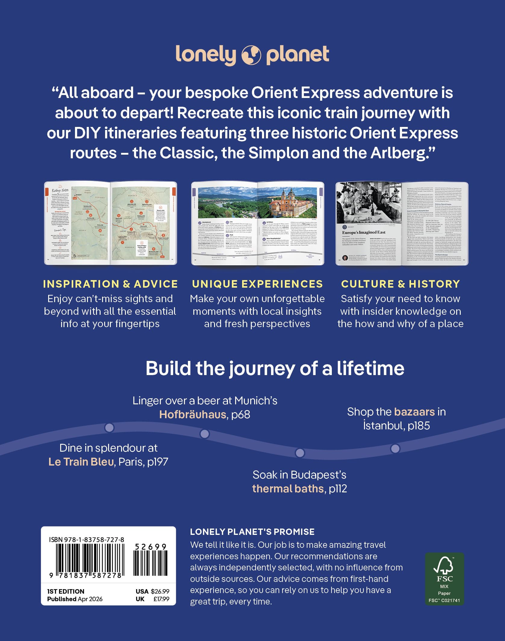 Lonely Planet Journey Orient Express: embark on one of the world's great train journeys (Activity)