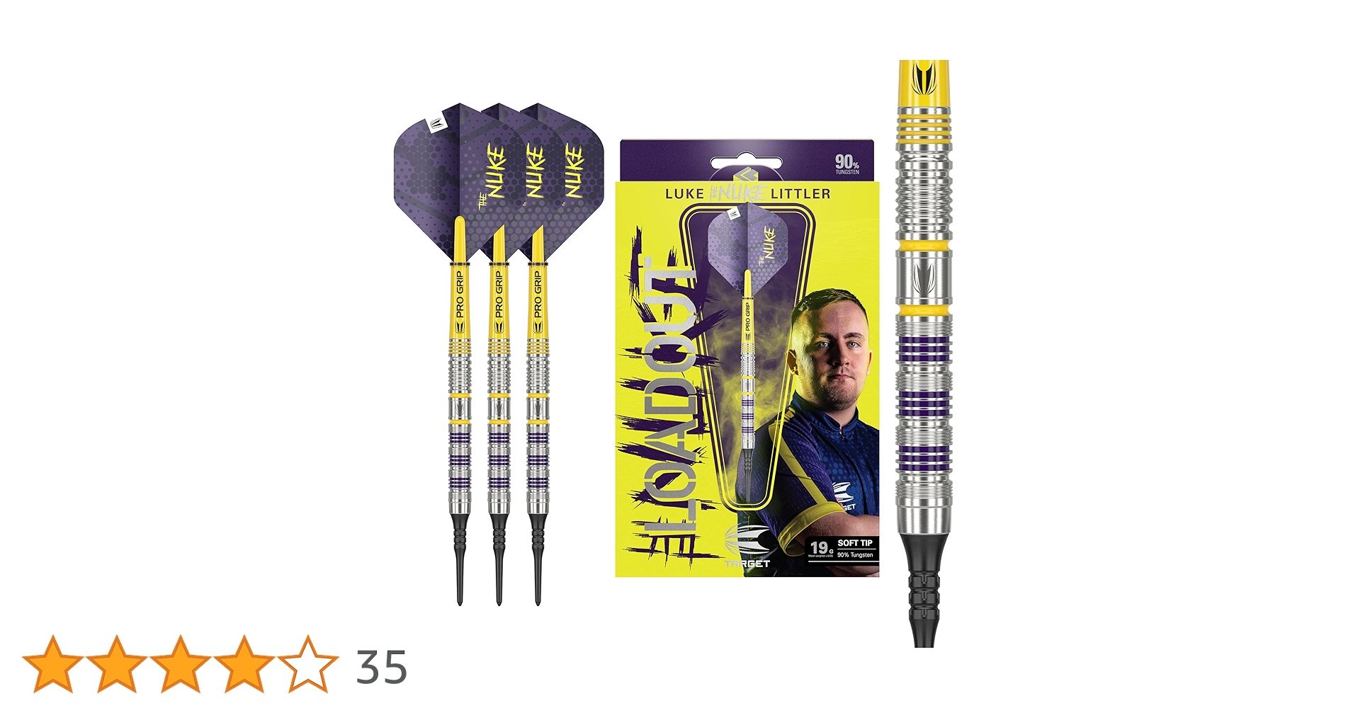 Amazon | TARGET（ターゲット）LUKE LITTLER LOADOUT 90% 19G SOFT TIP