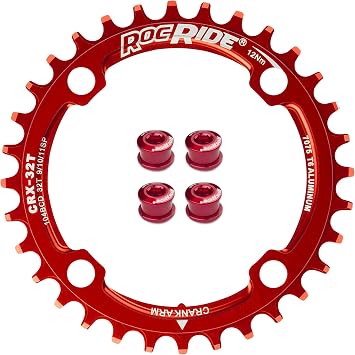 RocRide Narrow Wide Chainring 104 BCD for 9/10/11 Speed with 4 Bolts