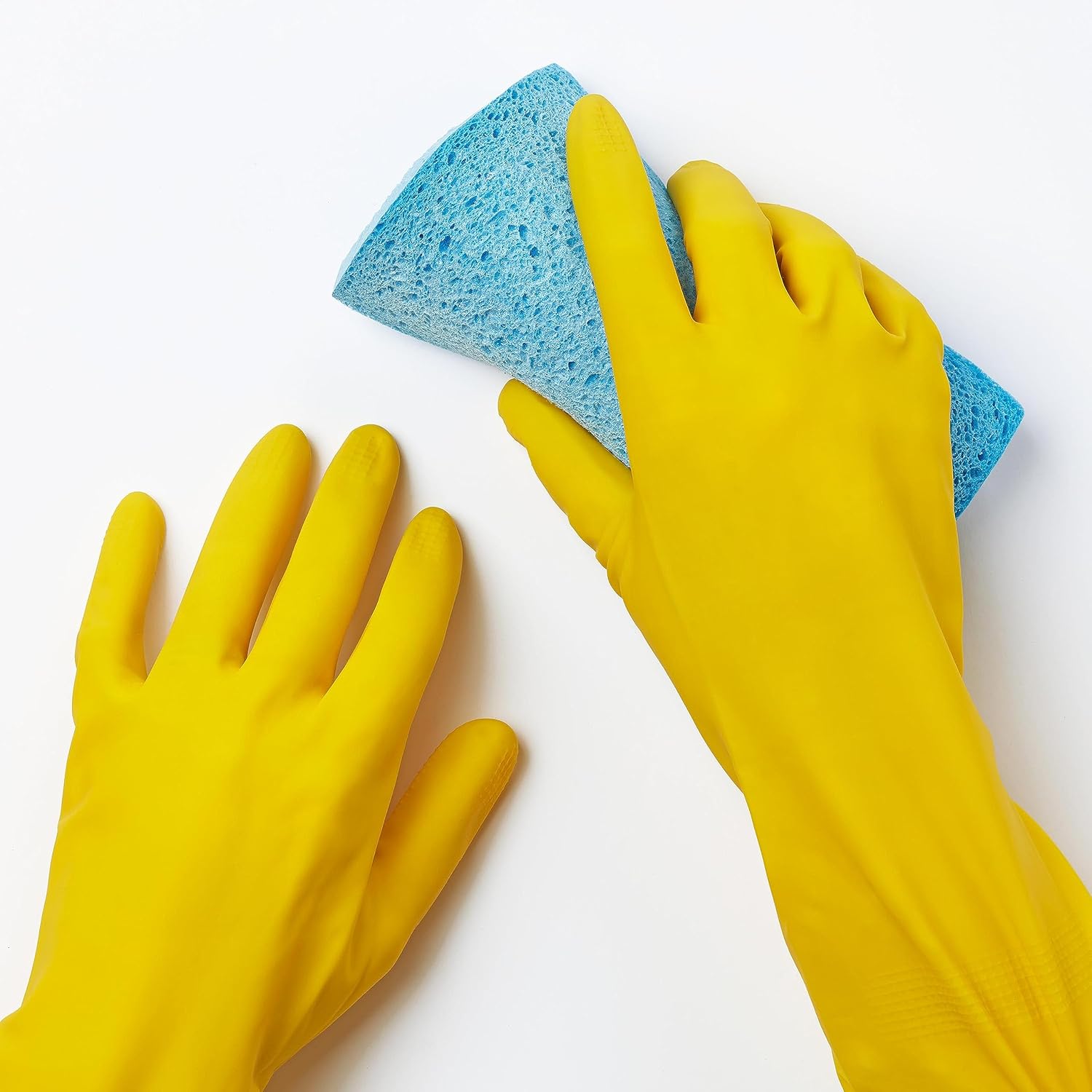 Elliott Household Cleaning Gloves, Latex Washing Up Gloves with extra